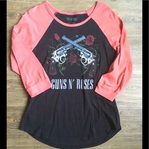 Lucky Brand Guns and Roses TShirt